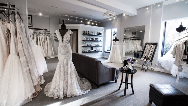 Showroom áo cưới với phong cách hiện đại
