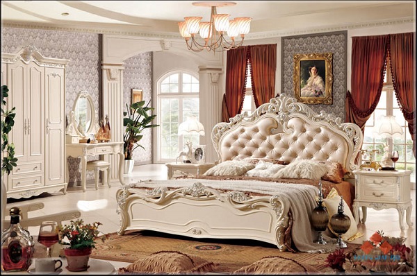 Mẫu phòng ngủ phong cách cổ điển quý phái